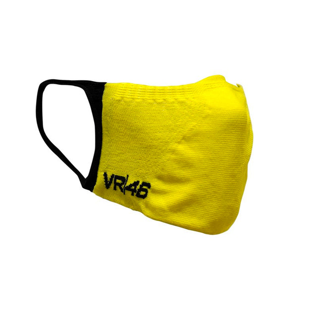 Valentino Rossi VR46 face mask yellow