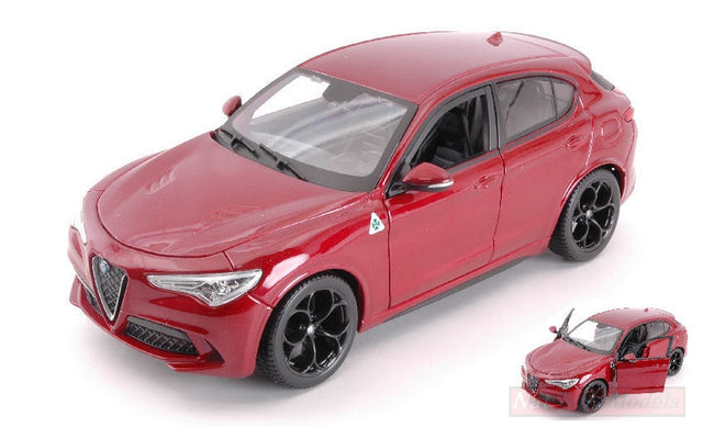 Model Alfa Romeo Stelvio Q4 Quadrifoglio 1:24, red