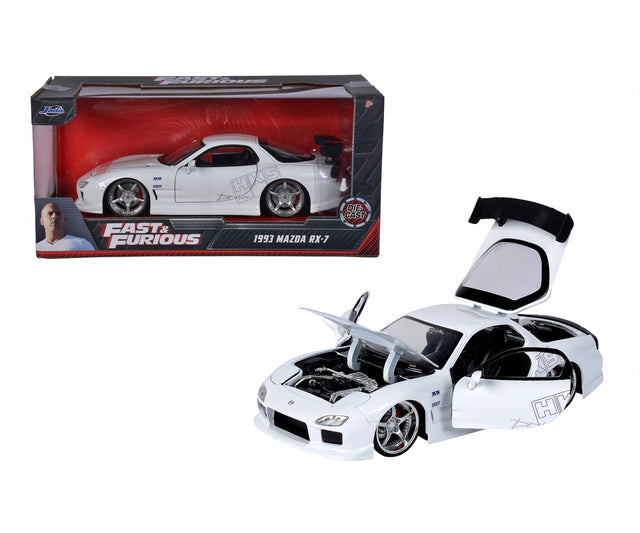 Model Szybcy i wściekli Mazda RX-7 White