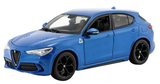 Alfa Romeo Stelvio Q4 Quadrifoglio 1:24 model blue
