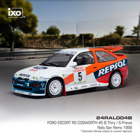 Model IXO Ford Escort RS Rally San Remo 1996 1/24