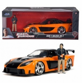 Model Szybcy i wściekli Mazda RX-7 Tokyo Drift 1:24 z figurką