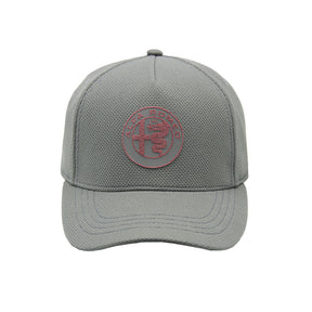 Czapka z daszkiem Alfa Romeo z logo szara