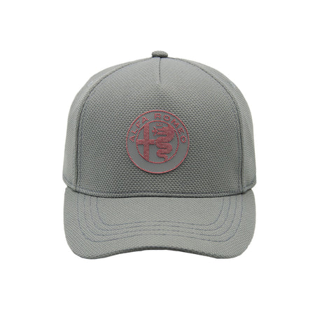 Czapka z daszkiem Alfa Romeo z logo szara