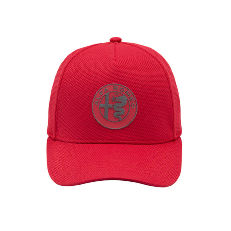 Czapka z daszkiem Alfa Romeo z logo czerwona