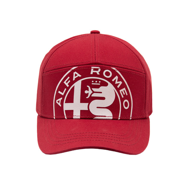 Alfa Romeo cap with large logo red