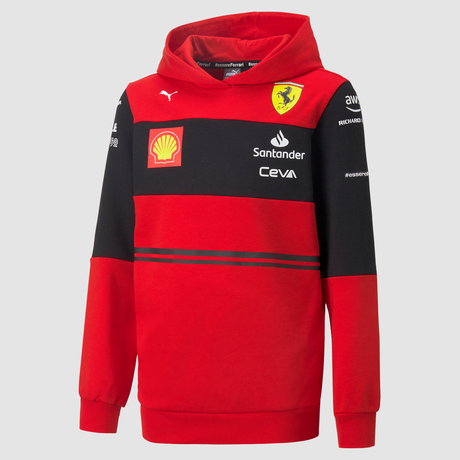Dziecięca bluza zespołowa Scuderia Ferrari F1 HOODED SF