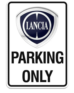 Tabliczka Lancia PARKING ONLY