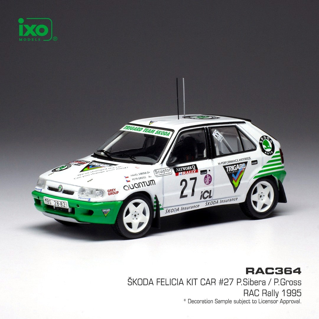 Model IXO Škoda Felicia Kit Car N. 27 RAC Rally 1995