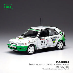Model IXO Škoda Felicia Kit Car N. 27 RAC Rally 1995