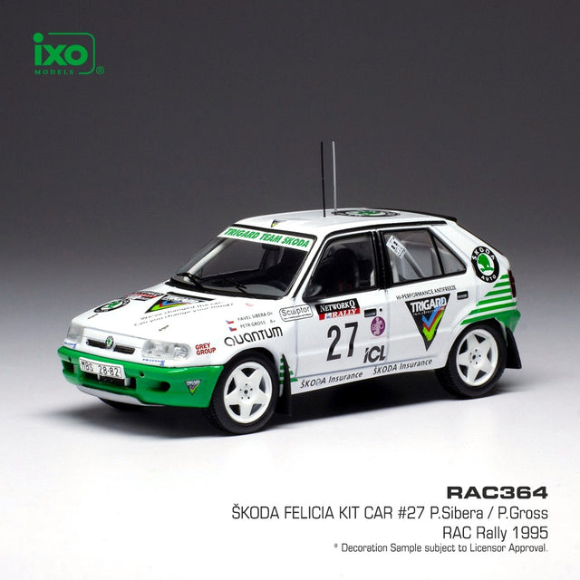 Model IXO Škoda Felicia Kit Car N. 27 RAC Rally 1995