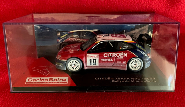 Model Citroen Xsara WRC Rally Monte Carlo 2003 Carlos Sainz 1/43