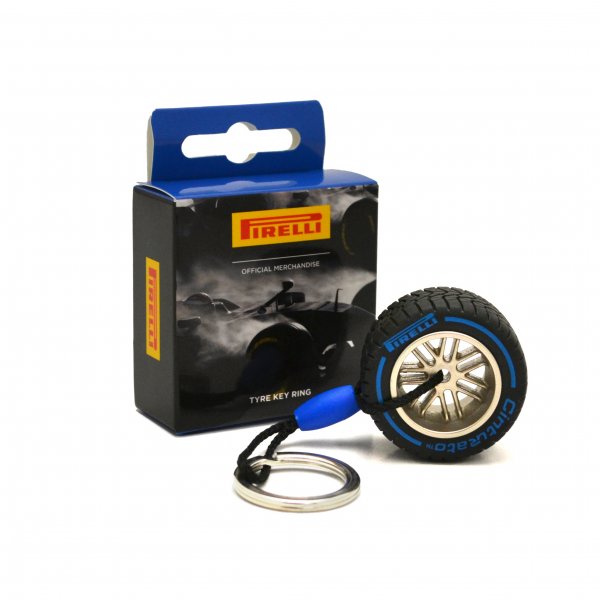 Brelok F1 Tech Pirelli TYRE 18 niebieski
