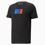 Czarna koszulka BMW Motorsport z logo BMW M
