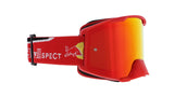 Gogle motocrossowe Red Bull Spect STRIVE S czerwone z czerwoną szybą