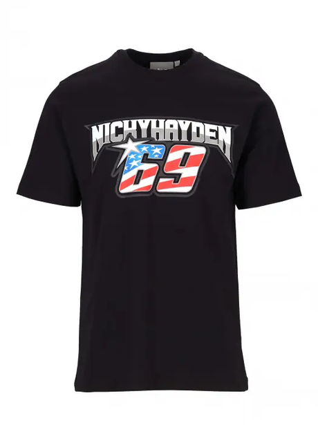 Koszulka Nicky Hayden z logo 69 czarna