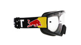 Gogle motocrossowe Red Bull Spect WHIP czarne z przezroczystą szybą