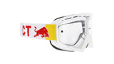 Red Bull Spect WHIP motocross goggles, white with clear lens