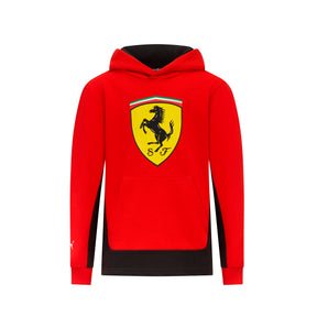 Scuderia Ferrari F1 kids' casual sweatshirt with large logo, red - 128 CM