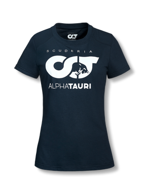 Koszulka damska Scuderia Alpha Tauri F1 casual niebieska