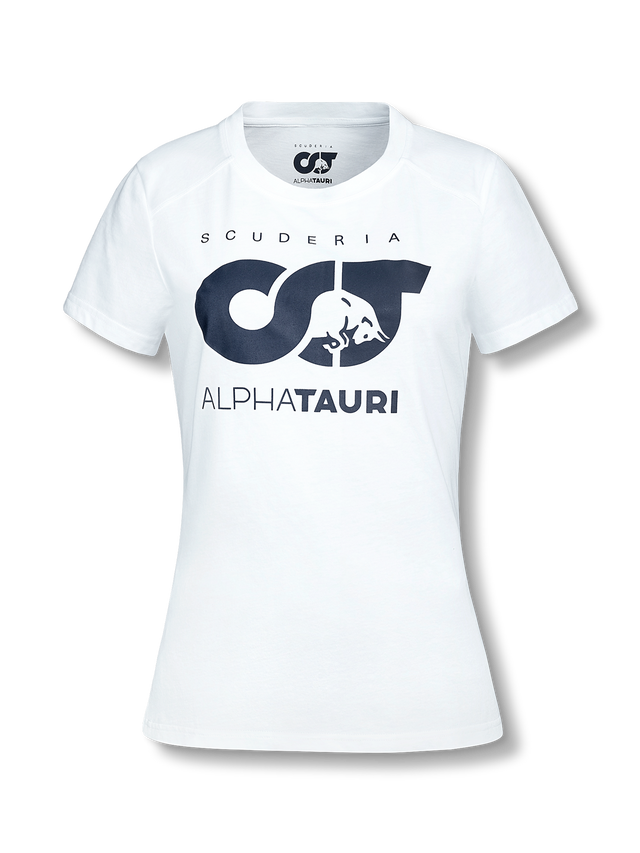 Koszulka damska Scuderia Alpha Tauri F1 casual biała
