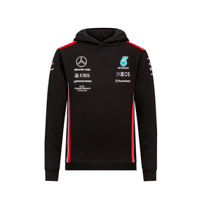 Dziecięca bluza zespołowa z kapturem Mercedes AMG Petronas F1 AMG - 140 cm