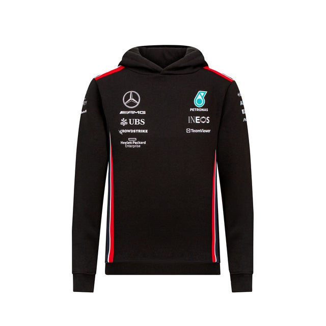 Dziecięca bluza zespołowa z kapturem Mercedes AMG Petronas F1 AMG - 140 cm