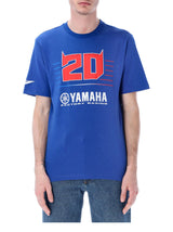 Koszulka Fabio Quartararo Yamaha MotoGP Logo niebieska