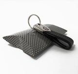 Alfa Romeo BAND keyring, carbon black