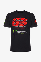 Koszulka Francesco Bagnaia Monster Energy czarna 63