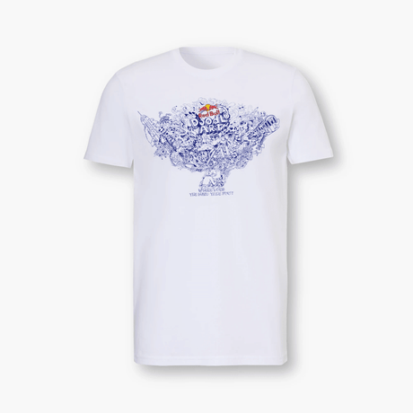 Koszulka Red Bull Doodle Art biała