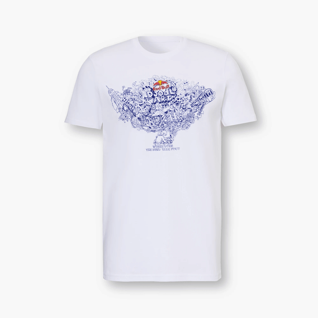 Koszulka Red Bull Doodle Art biała