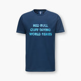 Red Bull Cliff Diving logo T-shirt blue