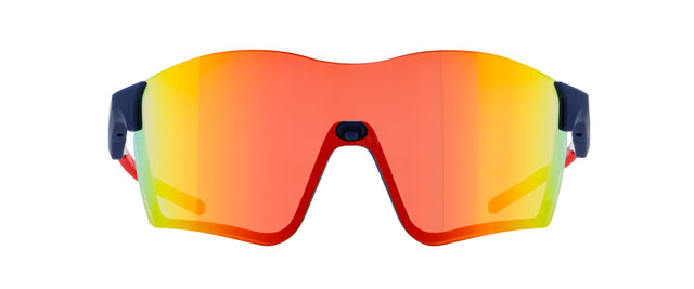 Red Bull Spect FUSE sunglasses blue with mirrored brown lens