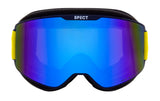 Gogle Red Bull Spect TORP do snowcrossu niebieskie z niebieską szybą