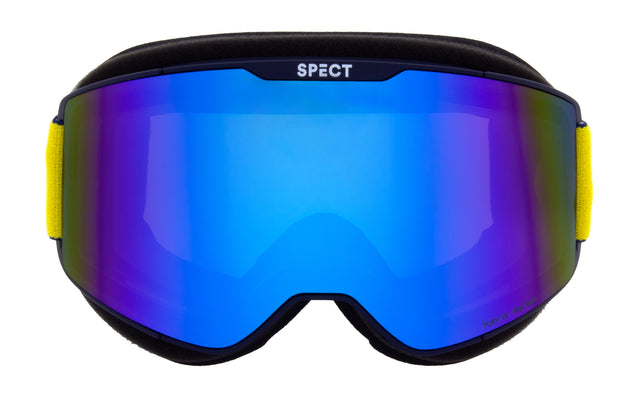 Gogle Red Bull Spect TORP do snowcrossu niebieskie z niebieską szybą