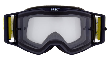 Gogle motocrossowe Red Bull Spect TORP niebieskie z przezroczystą szybą