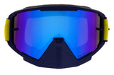 Gogle motocrossowe Red Bull Spect WHIP niebieskie z niebieską szybą