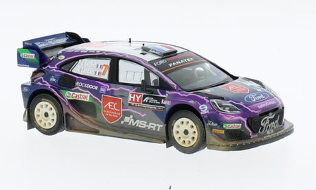 Model Ford Puma Rally1, No.7, Rallye WM, Rally Acropolis, wersja zabrudzona (Dirty Version), P.-L. Loubet/V. Landais, 2022