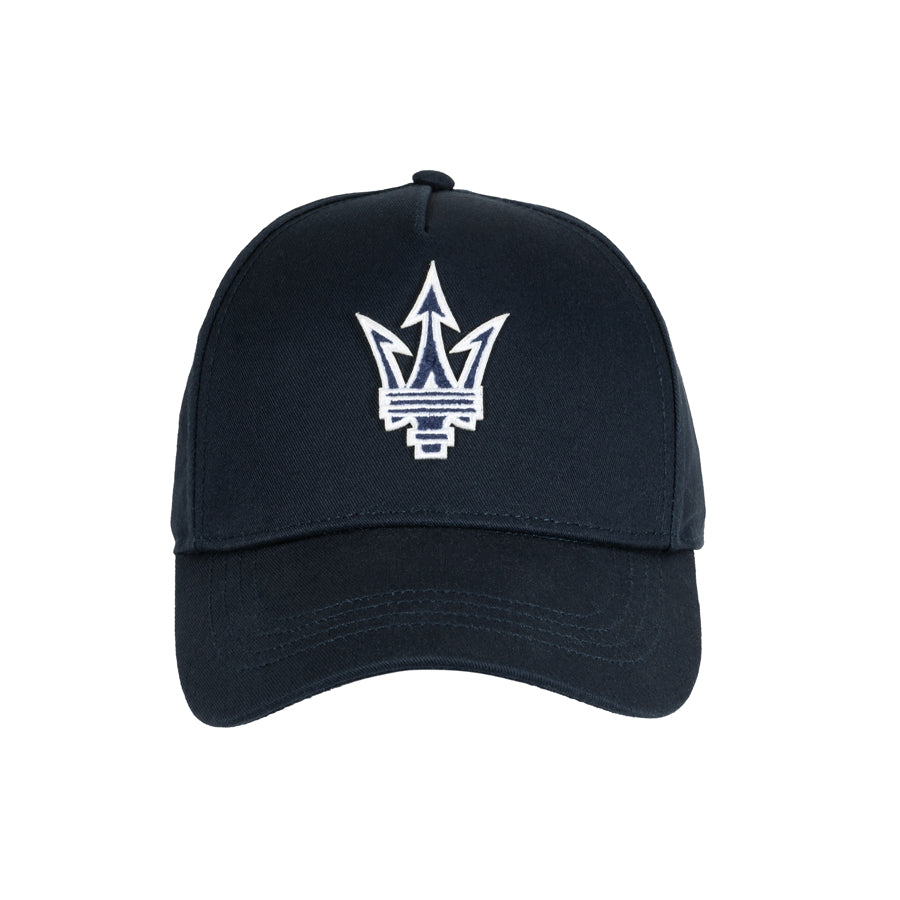 Maserati trident logo cap navy