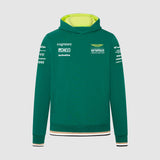 Bluza zespołowa z kapturem Aston Martin F1 Team zielona