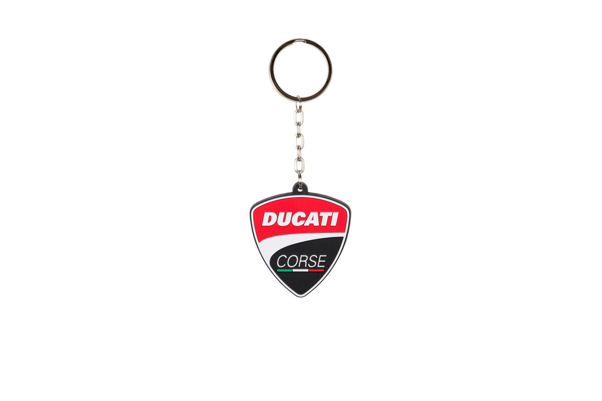 Ducati Corse keyring with logo