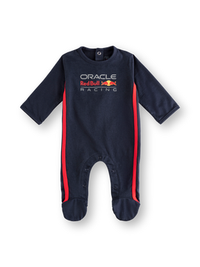 Piżamka niemowlęca Oracle Red Bull Racing granatowa