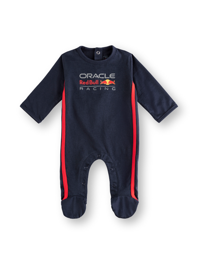 Piżamka niemowlęca Oracle Red Bull Racing granatowa