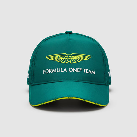 Dziecięca czapka z daszkiem zespołowa Aston Martin F1 Team zielona