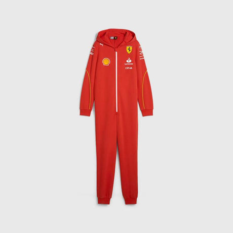 Dziecięcy kombinezon piżamowy Scuderia Ferrari z kapturem - 152 cm