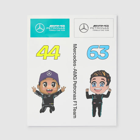 Zestaw naklejek zespołowych Mercedes AMG F1