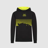 Aston Martin F1 Team kids' fan sweatshirt GRAPHIC, black - 152 CM