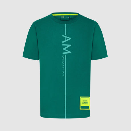 Koszulka casual Aston Martin F1 Team Oversize zielona