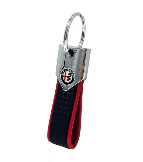 Brelok Alfa Romeo BAND carbon red